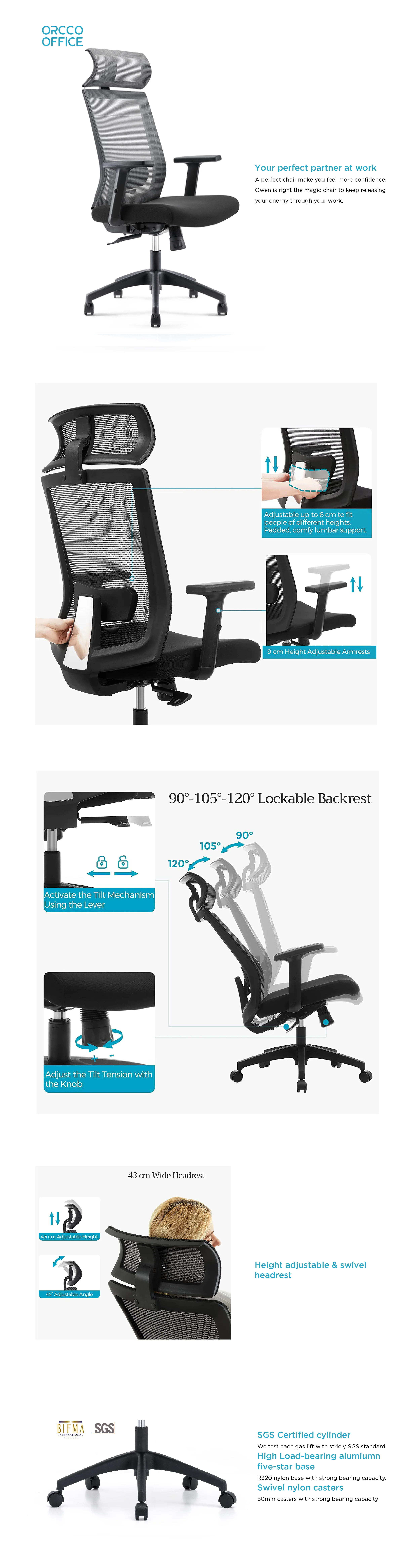High-quality Modern Luxury Ergonomic Executive Commercial Multi ...