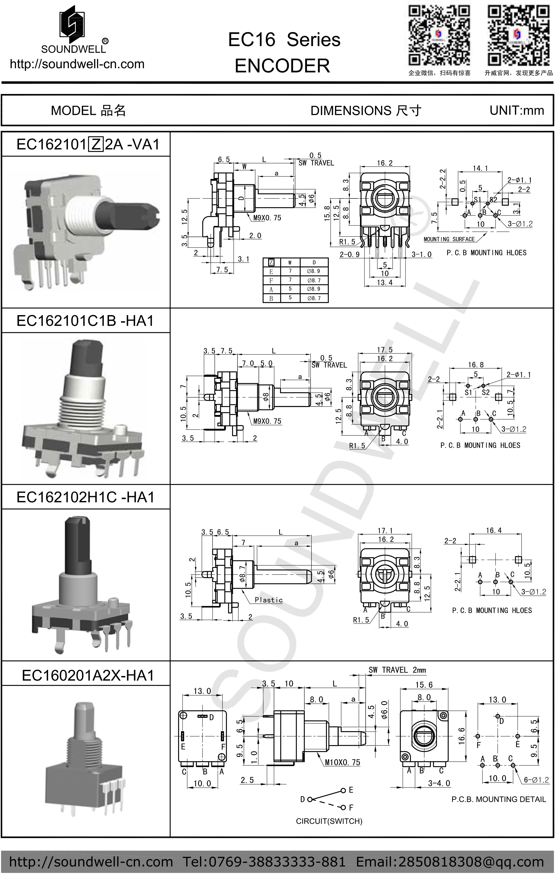 China Encoder Rotary Incremental Pulser Rotary Encoder Push Pull Switch