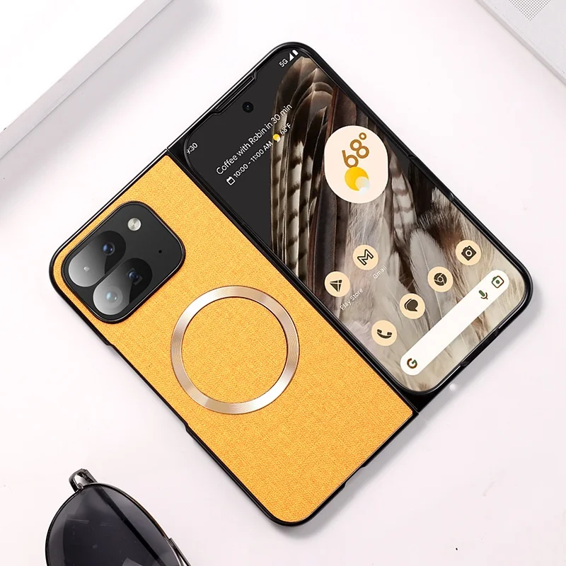 Luxury Cloth Pattern Magnetic Case for Google Pixel