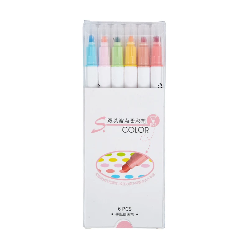 Acrylic Paint Marker Pens Custom Water Color Dot Pen for Kids Drawing