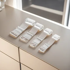 Fashion Invisible Transparent Shoulder Strap Bra Extend Removable Adjustable Non-Slip Metal Bra Strap