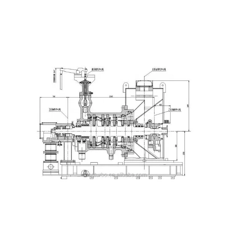 Gerador De Turbina De Vapor Dongturbo Para Estação De Calor,Turbina ...