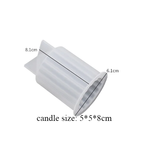 Silicone Candle Molds Easy Demoulding Long Pillar Wax Mould