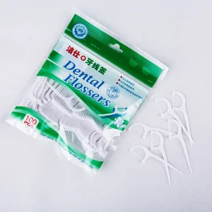 Daily Care High Quality Portable Dental Floss Picks Flavor Mint Made Nylon Plastic Verified Manufacturer's Dental Flossers
