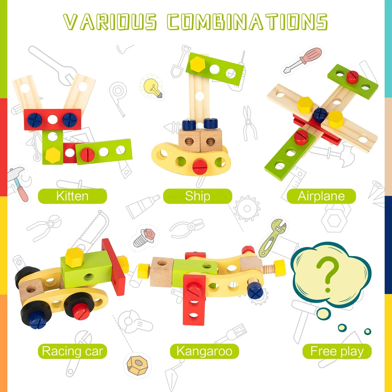 Оптовая продажа деревянные игрушки для малышей