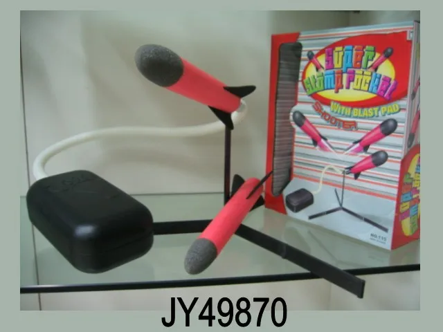 Toy Rocket Launcher LED  Jump Rocket Set Play Rocket Soars up to 100 Feet + - Missile Launcher