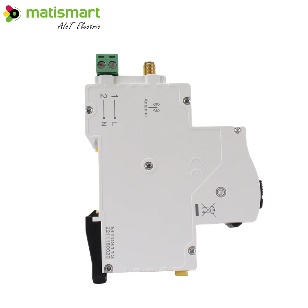 Matismart MT53RWN Remote Controller Automatic Circuit Recloser Mcb Rccb Rcbo Tuya Smart Circuit Breaker Wifi Smart Home Products