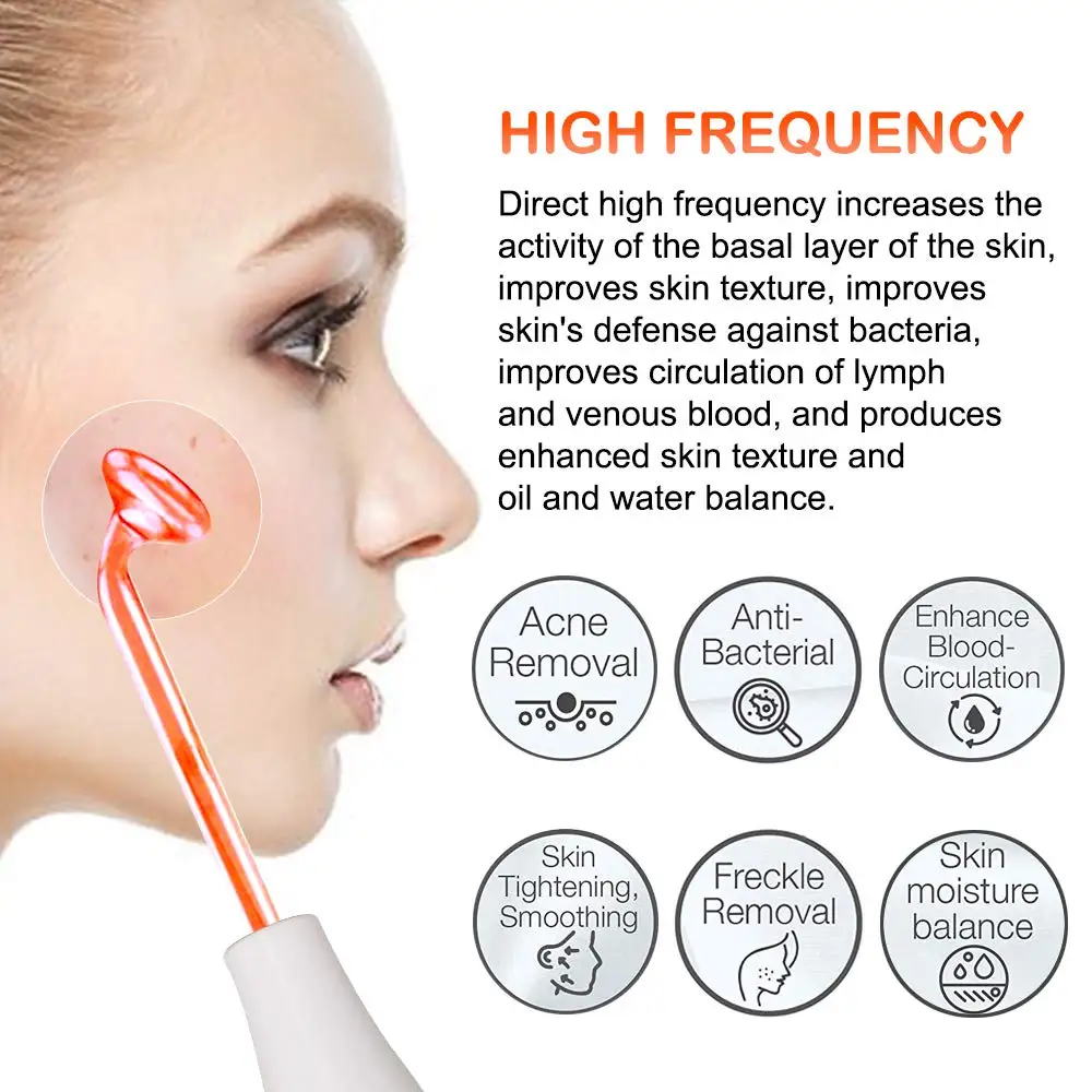 Portable Ozone High Frequency Facial Machine Beauty Equipment For Home