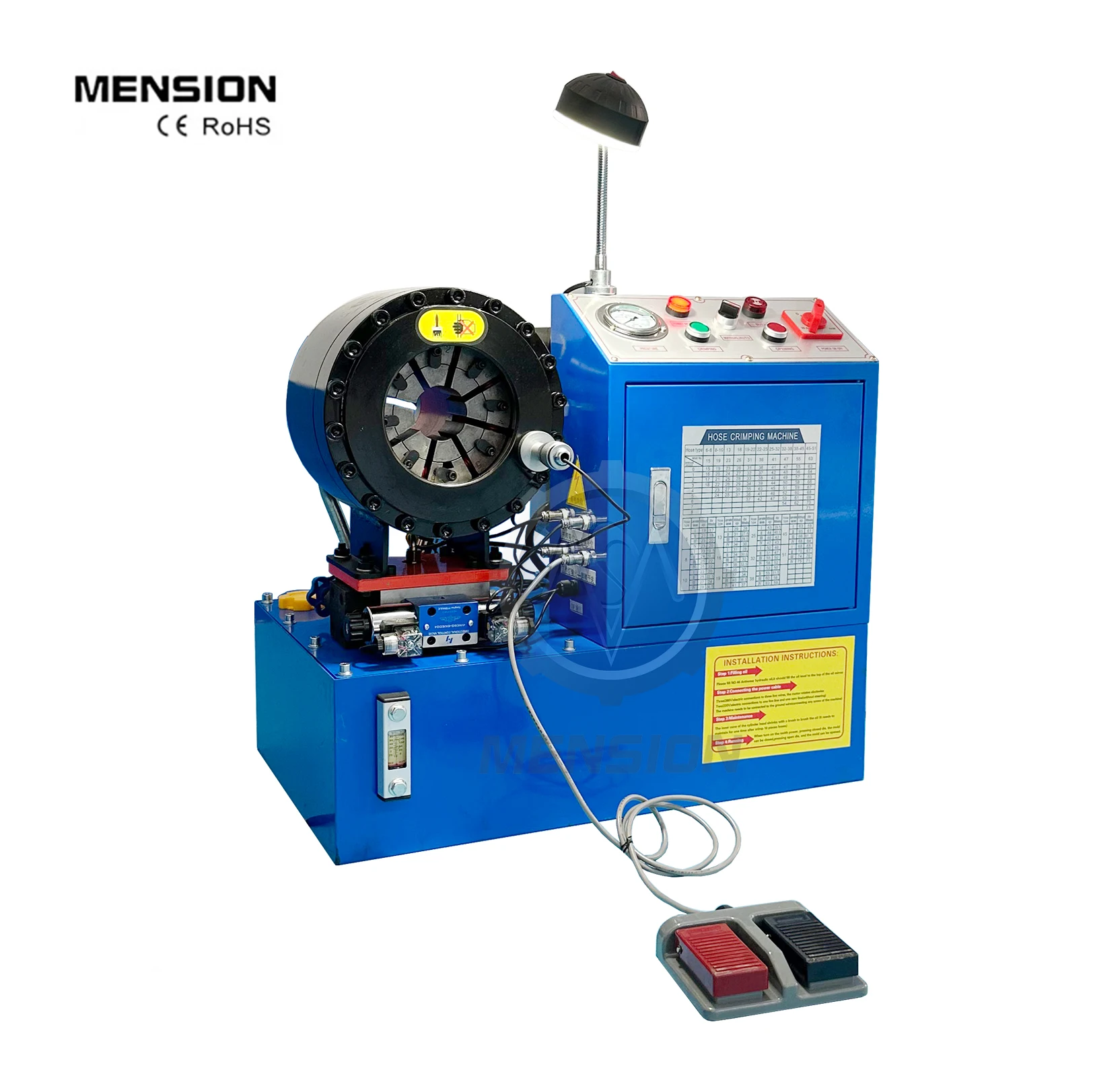 Machine à Cintrer Manuelle Hydraulique Pour Durites - 9 Jeux De Matrices, Pression 31.5MPa, Neuve
