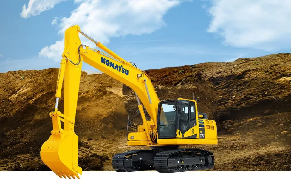 Original Japan Komatsu Pc200 Used Excavator Used Komatsu Excavator