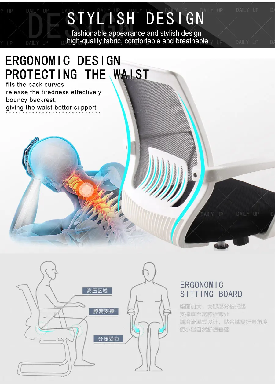 executive office chairs Height Adjustable Swivel Office Chair racing office chair