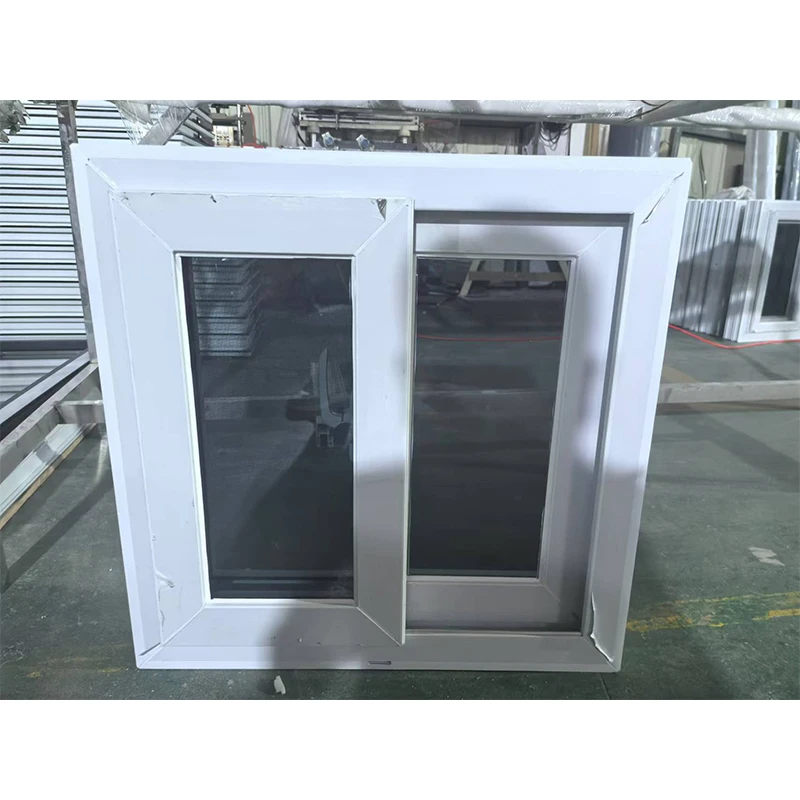 Excellent Quality High pvc window and doors  Security Double Tempered Glass Thermal Break White upvc Sliding Window details