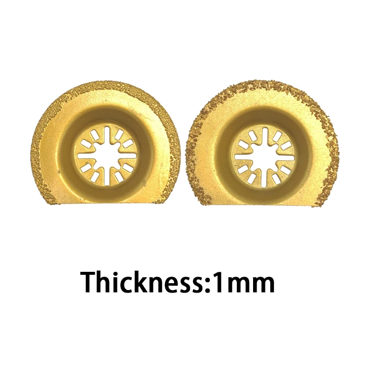 Oscillating Tool Diamond Oscillating Blades for Polishing Cement Grit Grinding and Grout Removal and Ceramic Tile - Multi Tool