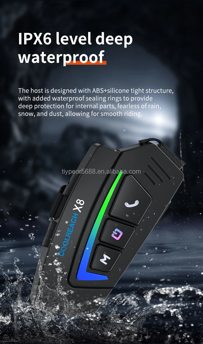 product tiypeor motorbike helmet wireless headphone earphones helmet motorcycle waterproof headset speaker with hd microphone-7