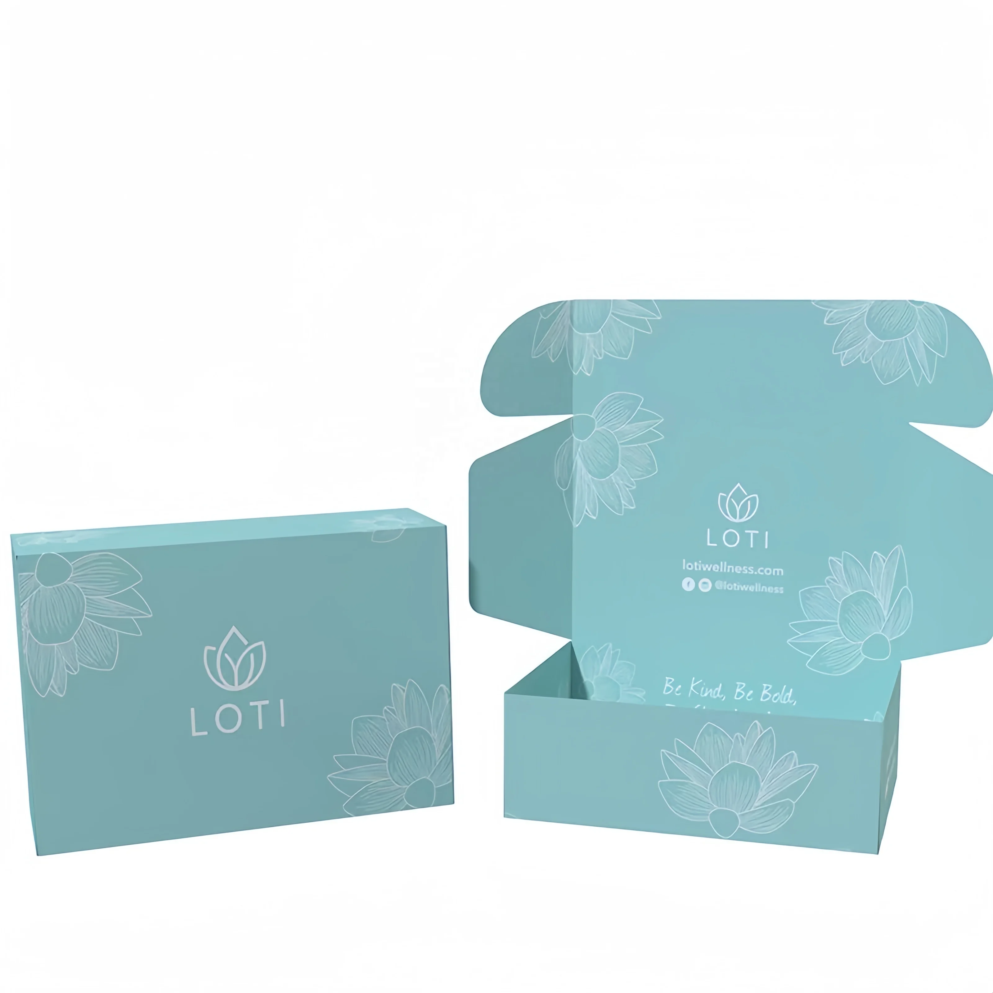 Alibaba.com: Custom logo, CMYK print, recycled corrugated paper mailer ...