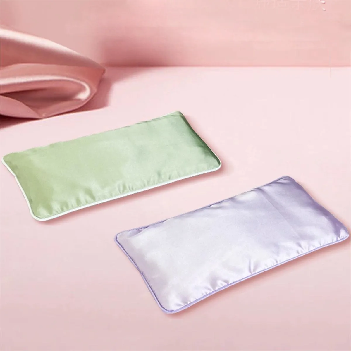 Custom Logo Over Silk Eye Weighted Pillow Aromatherapy Washable Yoga Lavender Weighted Eye Pillow