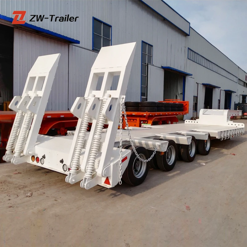 China Customized Heavy Duty 20t 30t 50t Semi-reboque Lowbed Lowbed Trator  Truck Preço de fábrica Fabricantes - Qualidade Heavy Duty 20t 30t 50t  Lowbed Semi-trailer Trator Truck Head Price Factory Price 