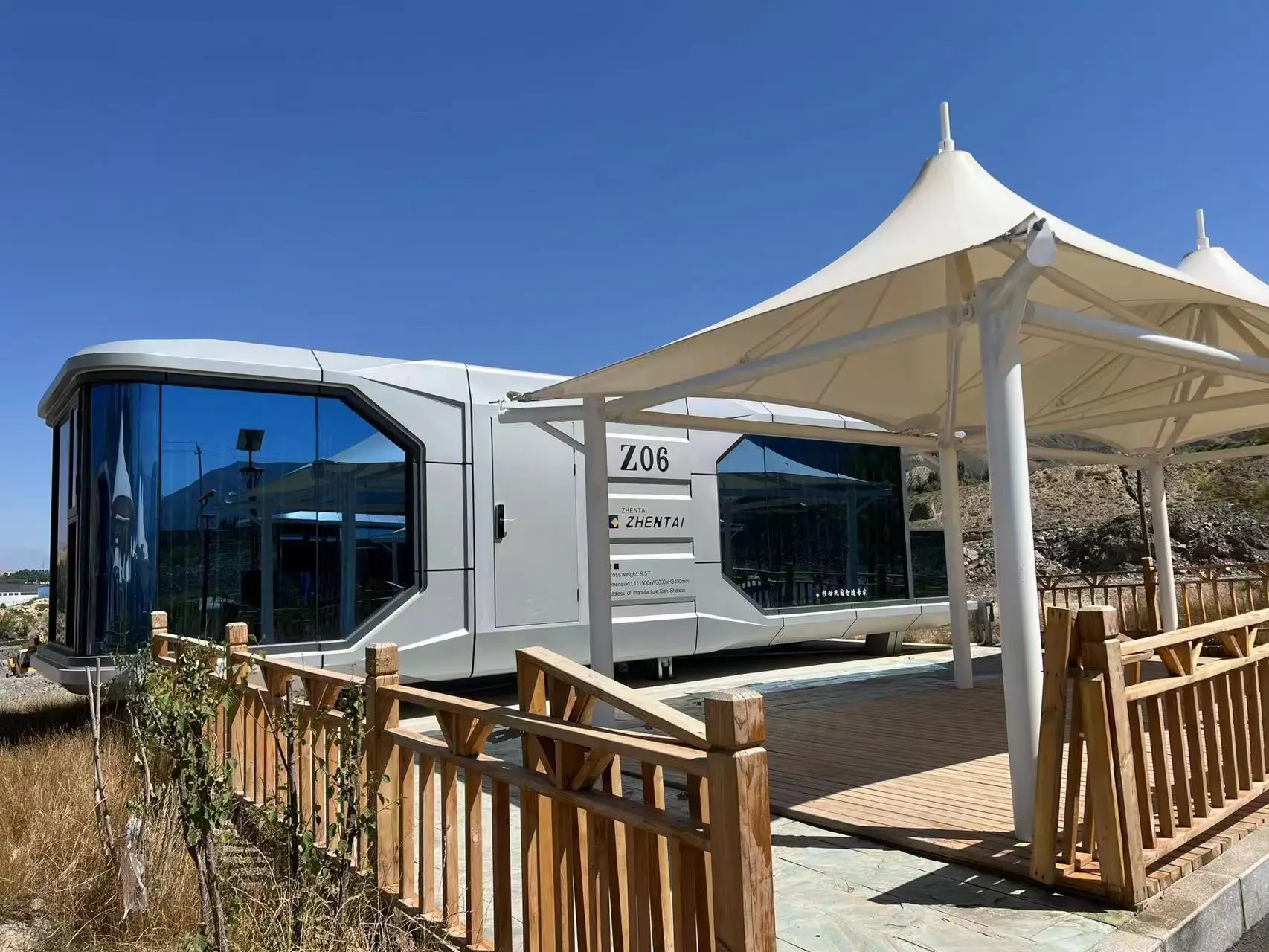 Standard Modern Camping Pod Space Prefab Portable Mobile Capsule House ...