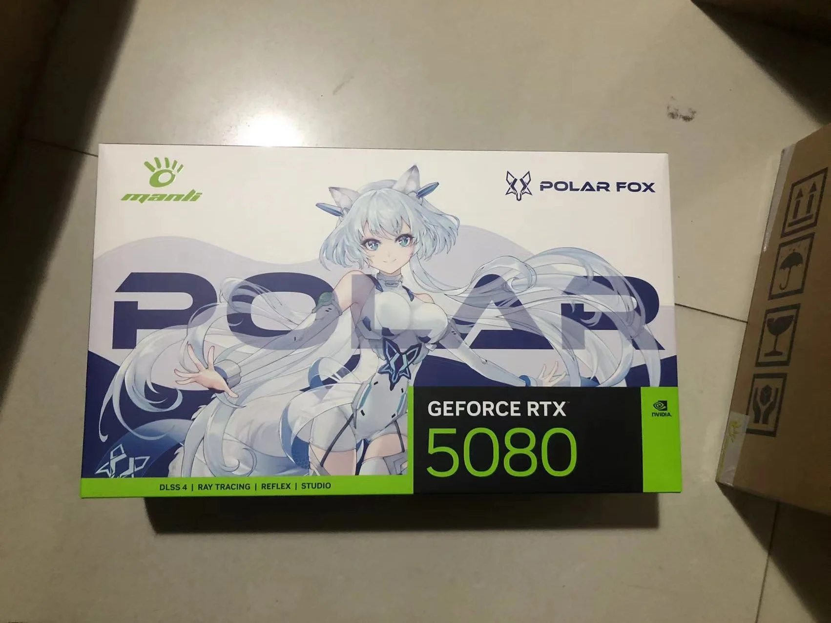 Manli Polar Fox Geforce RTX 5080 OC 16GB GDDR7 GPU