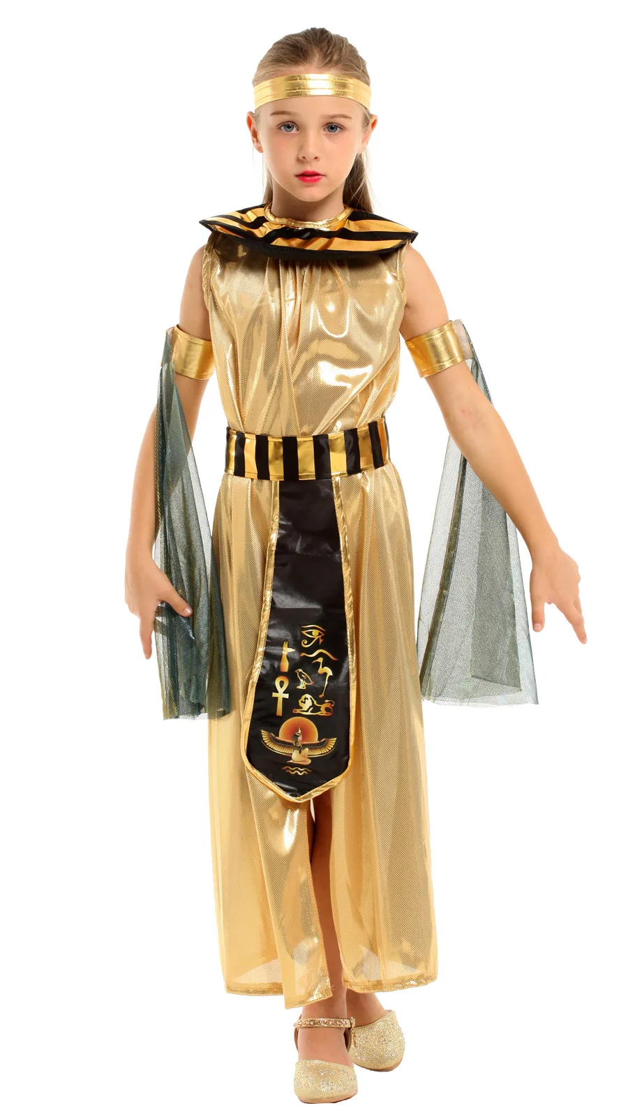 Girl Costume Queen Cleopatra Costume Ancient Egypt Egyptian Princess ...