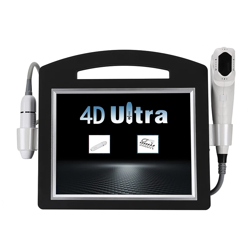 Portable 2 In 1 Wrinkle Remover Facial Slimming Weight Loss Radar Carving 4d Hifu Beauty Machine
