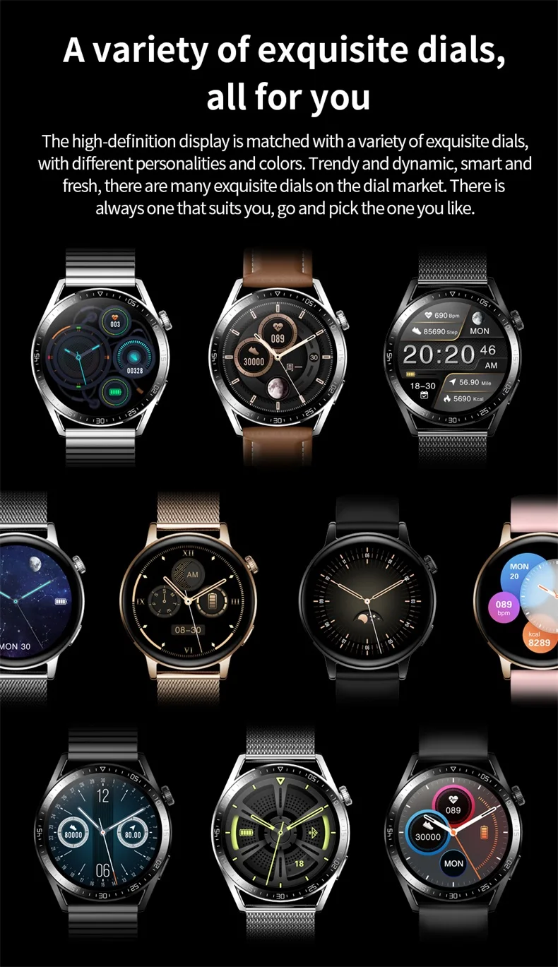 New Ladies Smart Watch AK03 with 1.36inch HD Screen 390*390 BT Call IP67 Waterproof 2022 Smartwatch (9).jpg