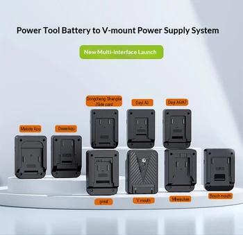 Makita Bosch DeWalt Milwaukee Electric Tools Battery Adapter Plate - V Slot Battery Converter product image