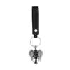 Steel-colored pendant leather style