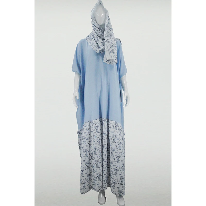 2025 Summer New Light Blue Shirt Dress Women's French Style Irregular Pieced Fishtail Hem Elegant Youthful Casual Maxi Dress