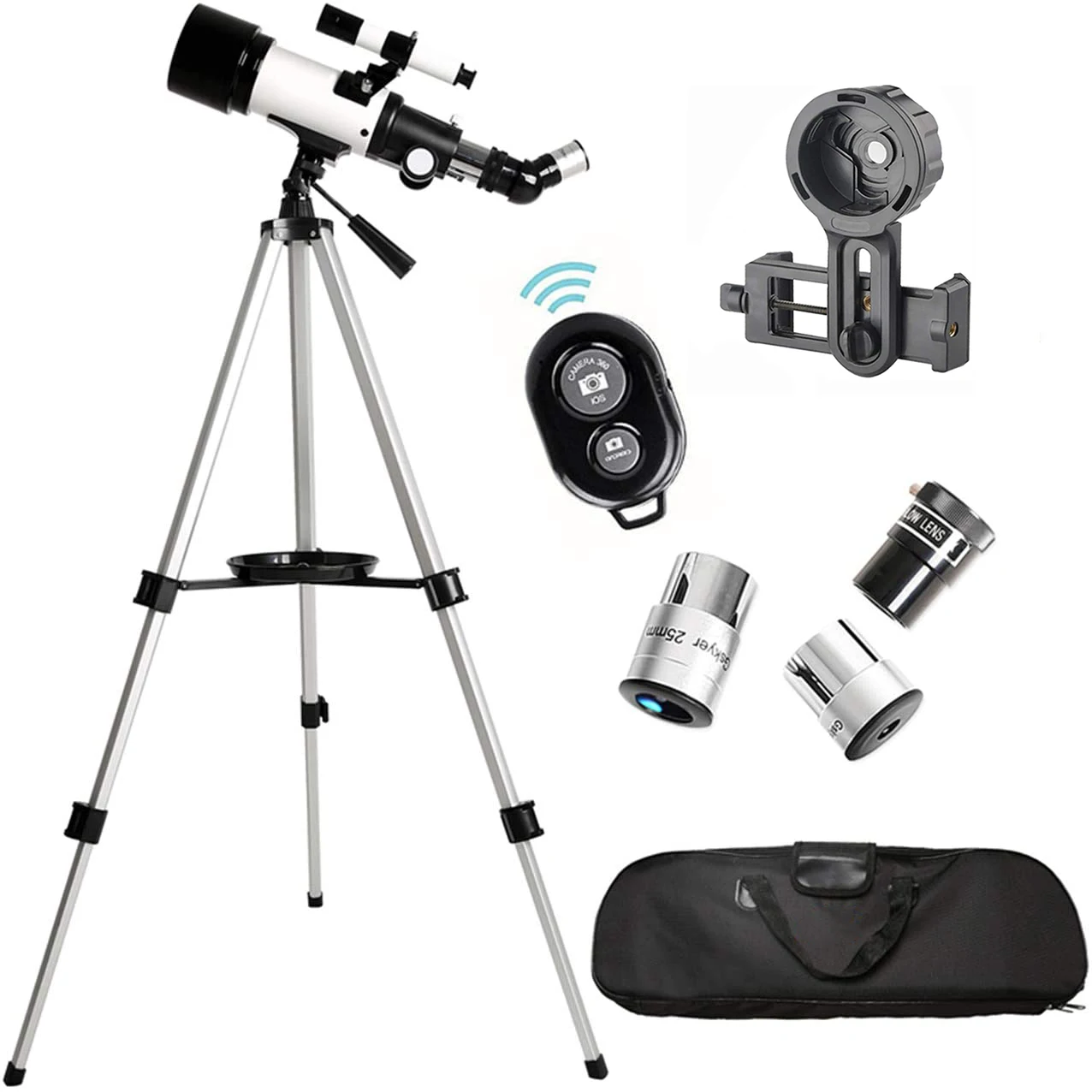 Amazon Hot Sell Refractor 70400 Astronomical Telescope For Kids And 