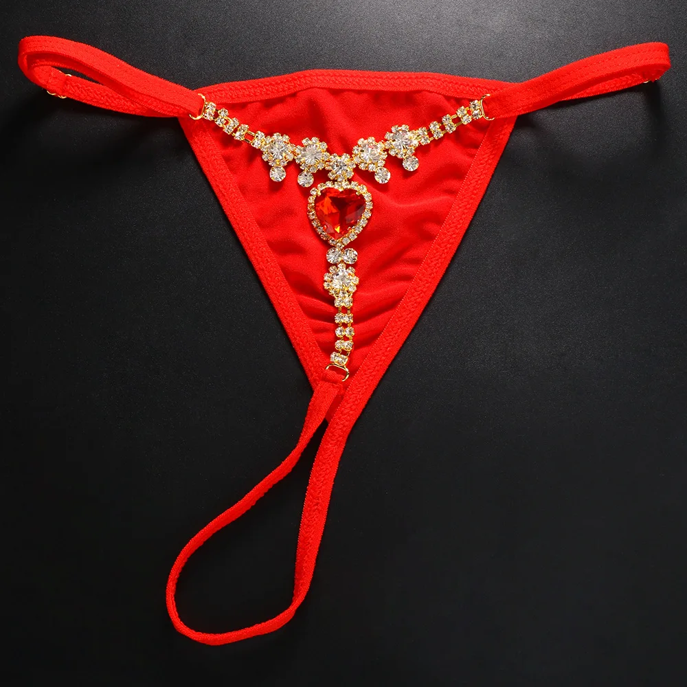 Wholesale Sexy Lingerie T-back Thong Underwear Beach Bikini Red Love ...