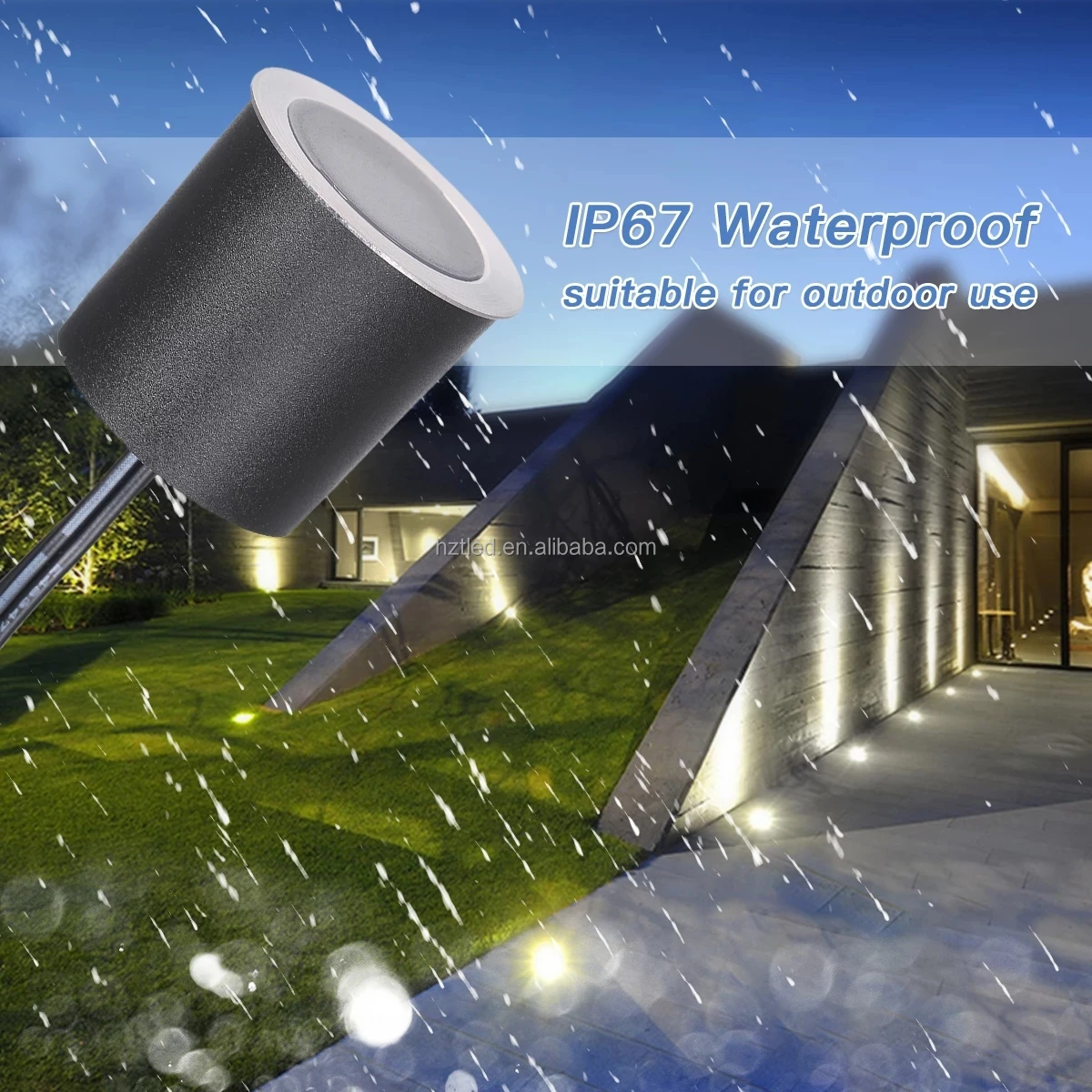 Led Solar Powered Deck Light Ip67 Waterproof Garden Underground Lamp 32mm Outdoor Recessed Floor 1718