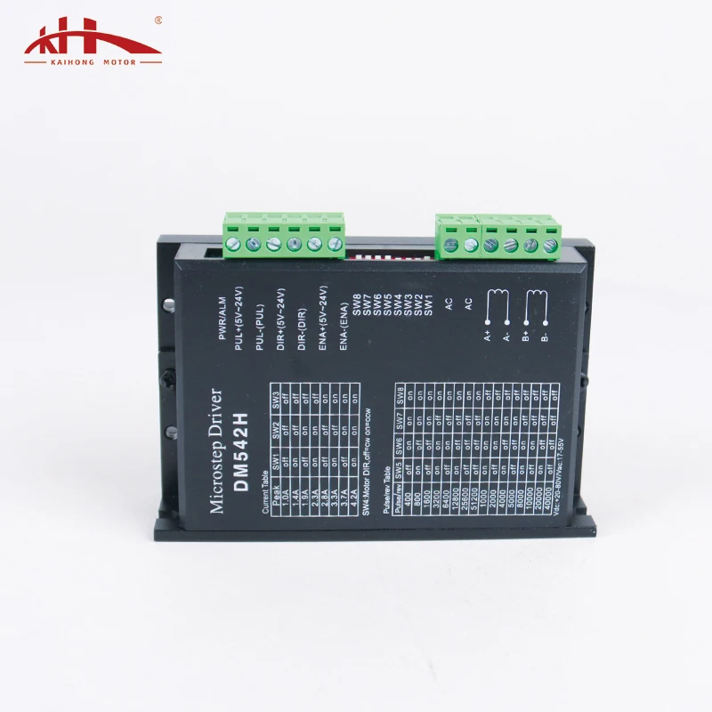 Kaihong 2-фазный цифровой VDC 20-80 VAC 17V-55V DM542 DM542H шаговый двигатель для Nema
