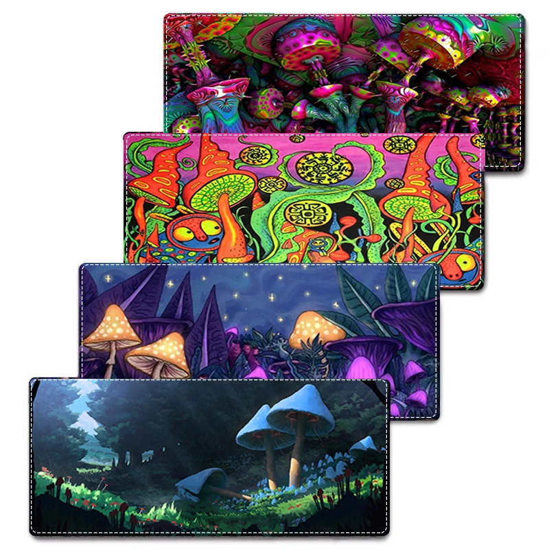 Trippy Mushroom Art Fashion Cute Design Anti Slip Desk Table High Quality Game Pad Size For 40 90 0 2cm Hot Sell Mouse Mat Buy Silicone Custom Boob Mouse Pad Anime Rubber Mouse Pad Ass Mouse Pads