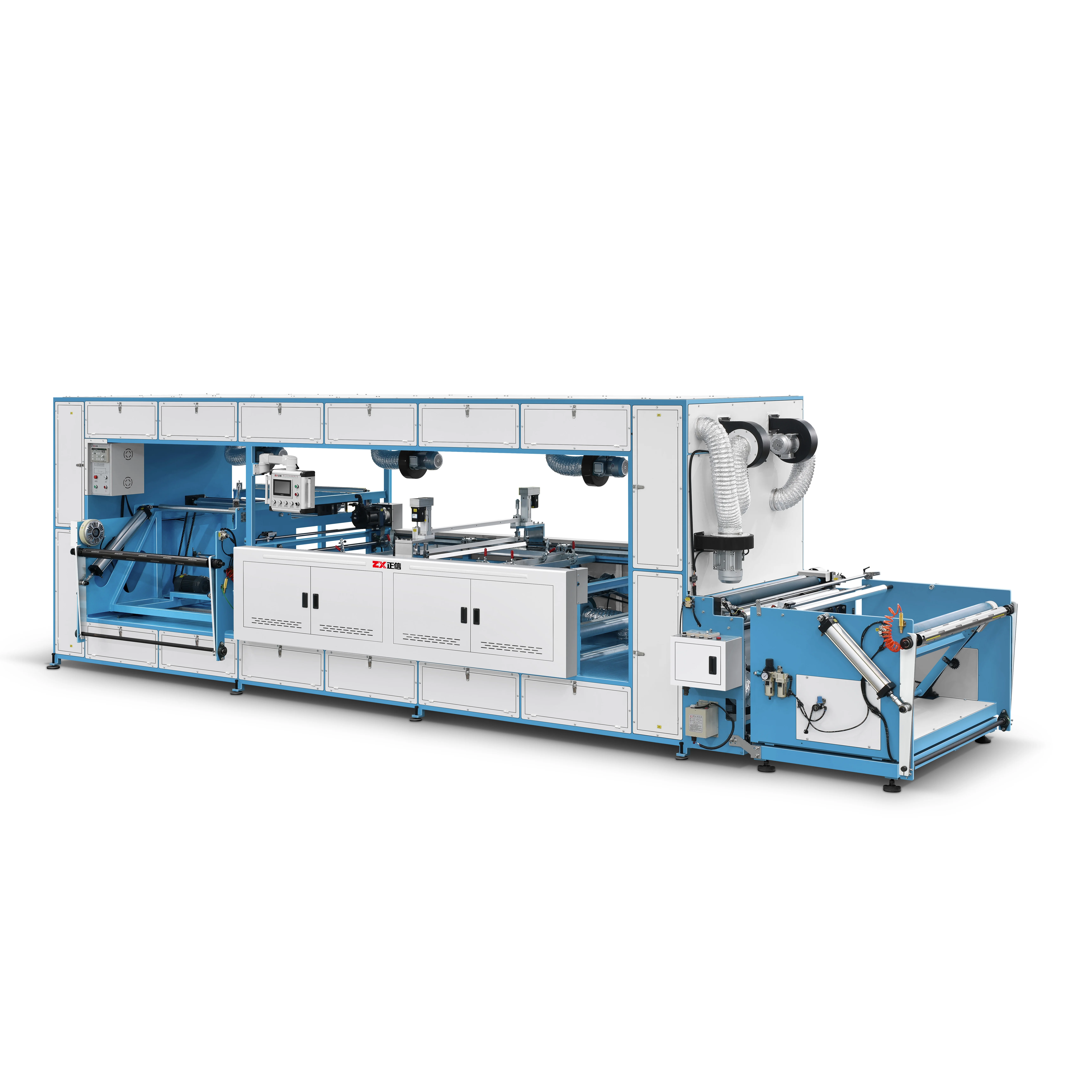 ZXH-A1200 Full Automatic 1 Color Sheet Non Woven Fabric Rotary Screen Printing Machine