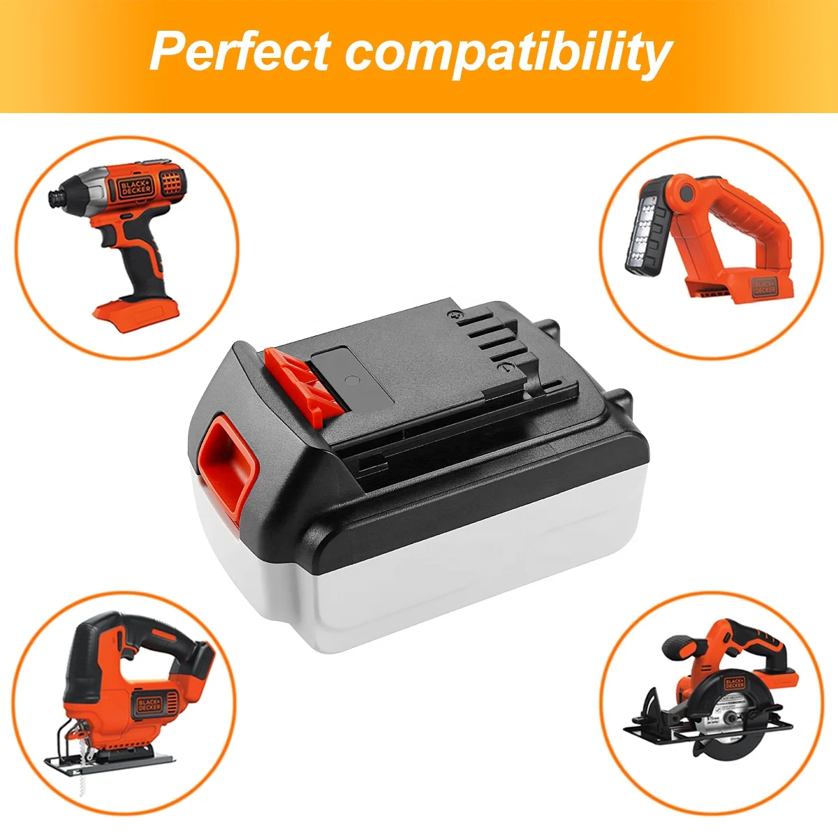 Cordless Drill Battery Lithium-Ion Battery 20V 1500mAh Replace for Black&Decker  Lbxr20 - China Battery, Black& Decker Cordless Battery