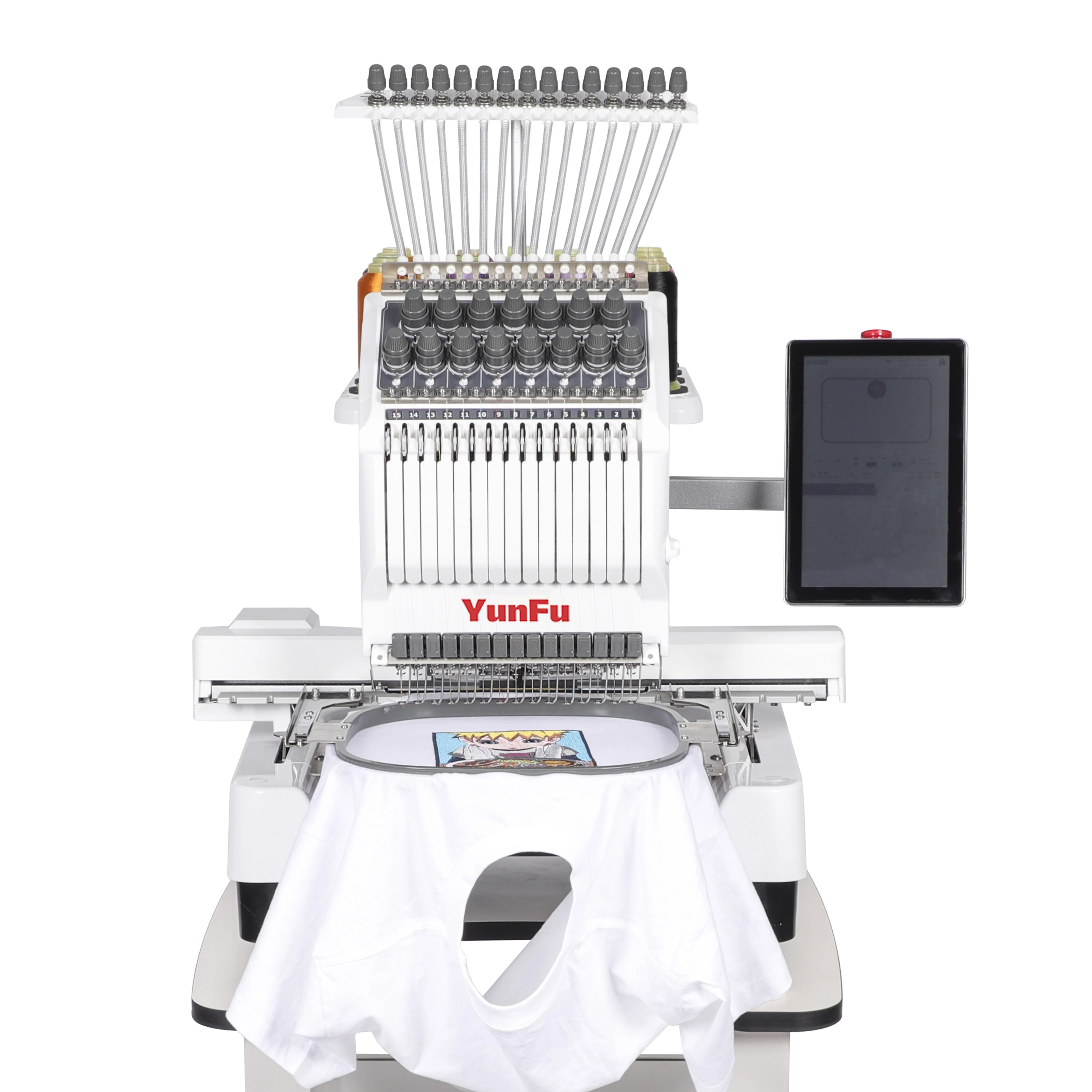 Yunfu Automatic Embroidery Machine High Quality User-Friendly for Home Use Compatible with Brother Tajima for Retail Print Shops