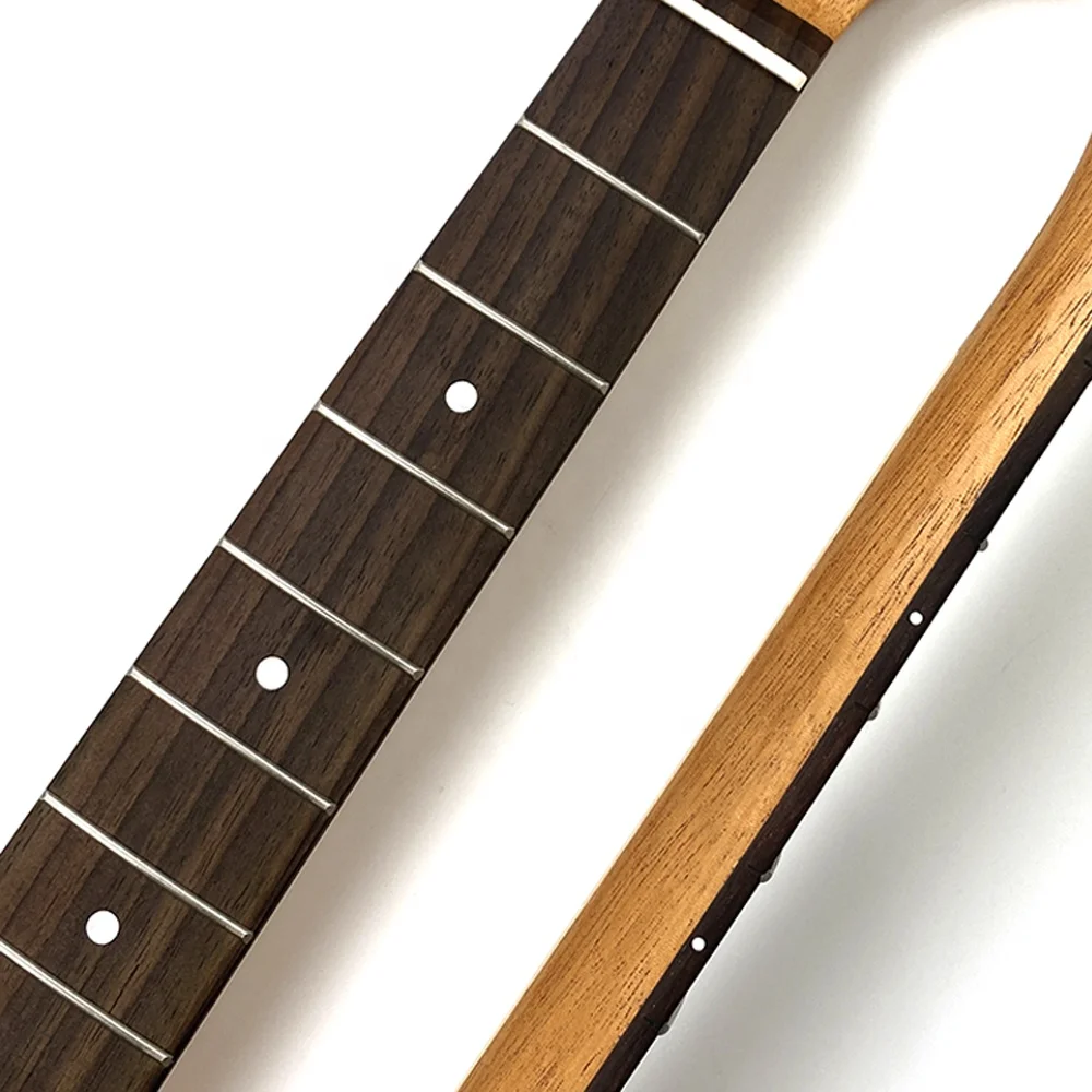 ★マホガニー（ローズ指板）・ＴＬネック・ブロックポジションマーク仕様★ 未加工ヘッドネックローズ指板 22F STエンド通販｜ギターワークス