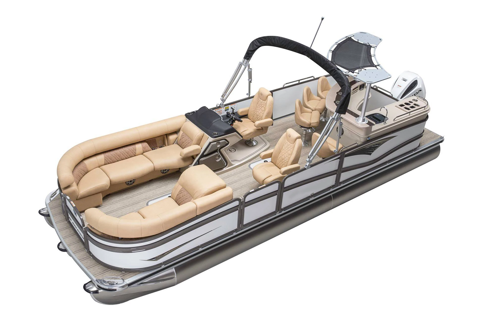 2024 Kinocean New Pontoon Boats With Mini Bar and Lounge For Sale In Good Price