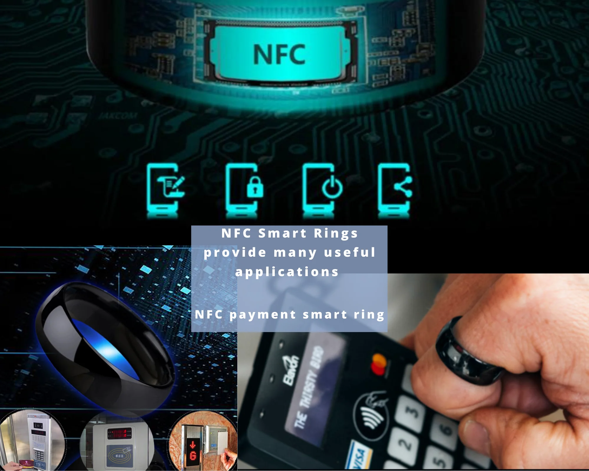 The Smallest Smart Wearable Contactless Payment Device Nfcenable Pay