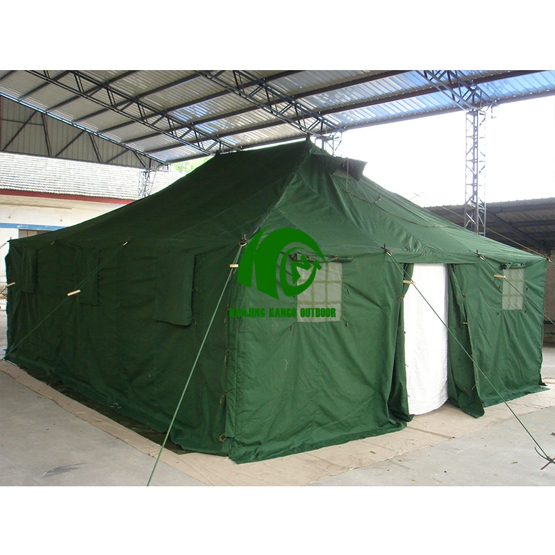 Custom Large Canvas Army Green Medical Inflatable Disaster Relief Tents Made From Durable Nylon for Camping Emergency Situations