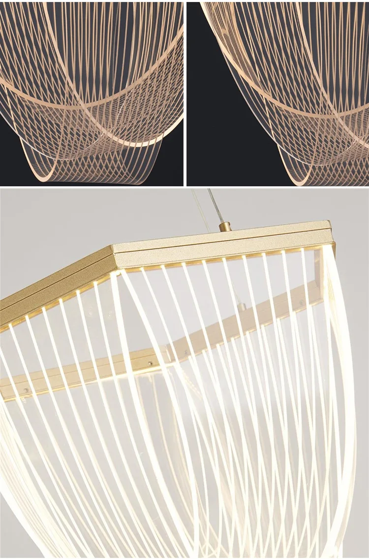 cpl 293 new product indoor decoration villa dining room living room acrylic led pendant light-3