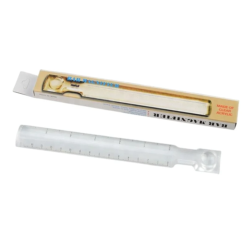 2x Reading Ruler Shape Magnifying Glass with Scale
