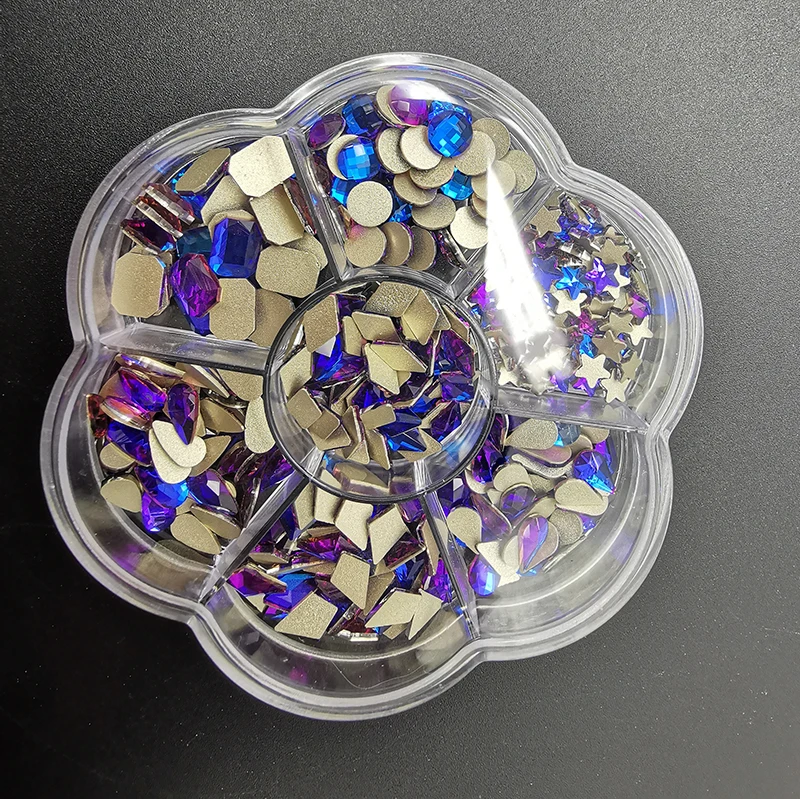 Shiny Designs 3D Kit Diamond Boxes Glitter Crystal Multicolor AB Rainbow Decoration Art Mix Shape Nail Rhinestones.jpg.jpg