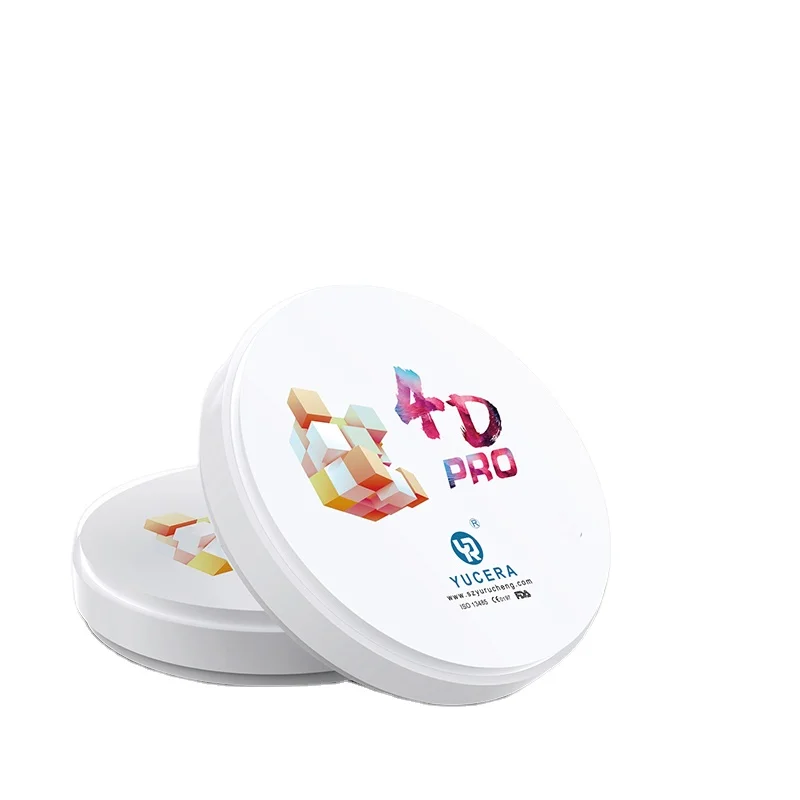Best Selling Yucera 4d Pro Multilayer Zirconia Disc Ceramic for Cad Cam for CE ISO for Lab