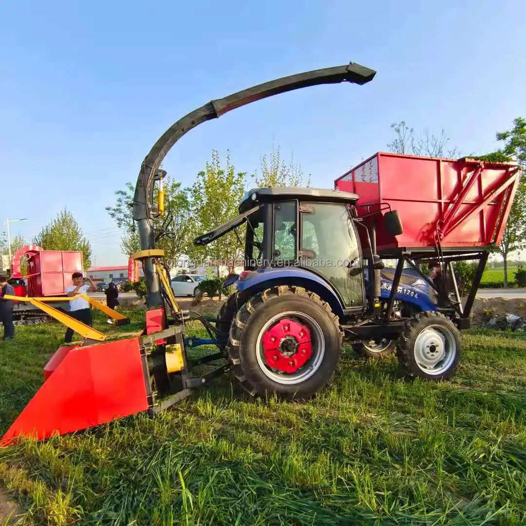 2025 New Design Single Row Corn Silage Forage Harvester Tractor Mounted Silage Harvester for Agriculture