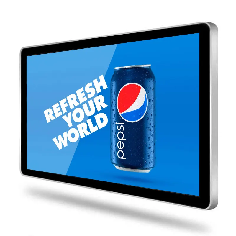 VETO 27 Inch Android Wall Hanging Mounted LCD Indoor Advertising Video Display for Shopping Mall Retail Store Window Hotel