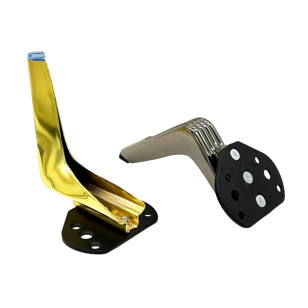 Оптовая продажа с завода Pinlong, хромированные железные ножки для кровати, кушетки, ножки для телевизора, кабинета, ножки для дивана