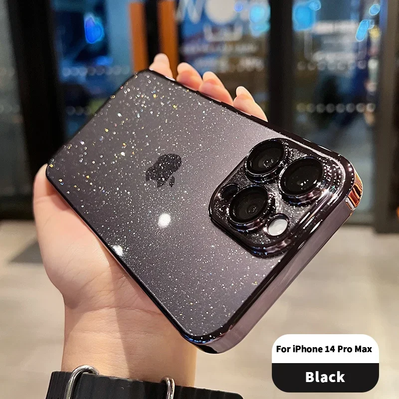 Luxury Electroplated Glitter Phone Case for IPhone 11 15 12 13 14