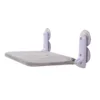 Gray plush - zipper mesh - suction cup fixed version
